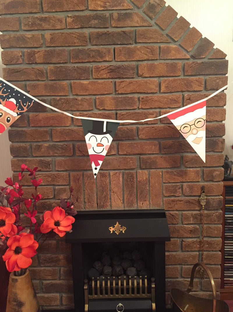 Merry Christmas Characters Bunting