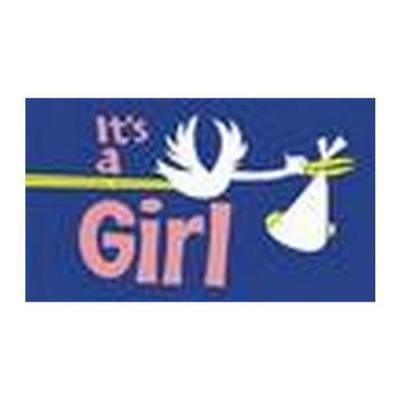 Copy of It's a Girl Flag 5ft x 3ft flag