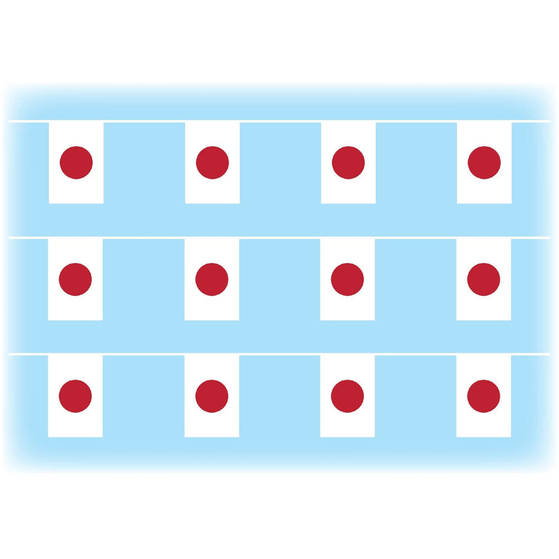 Japan Flag Bunting