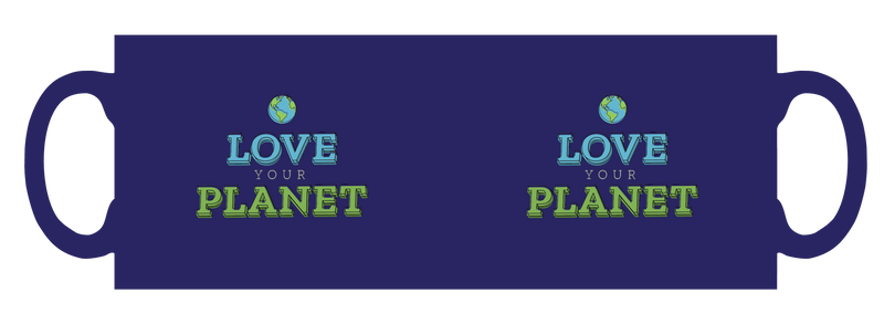 Love your planet personalised mug