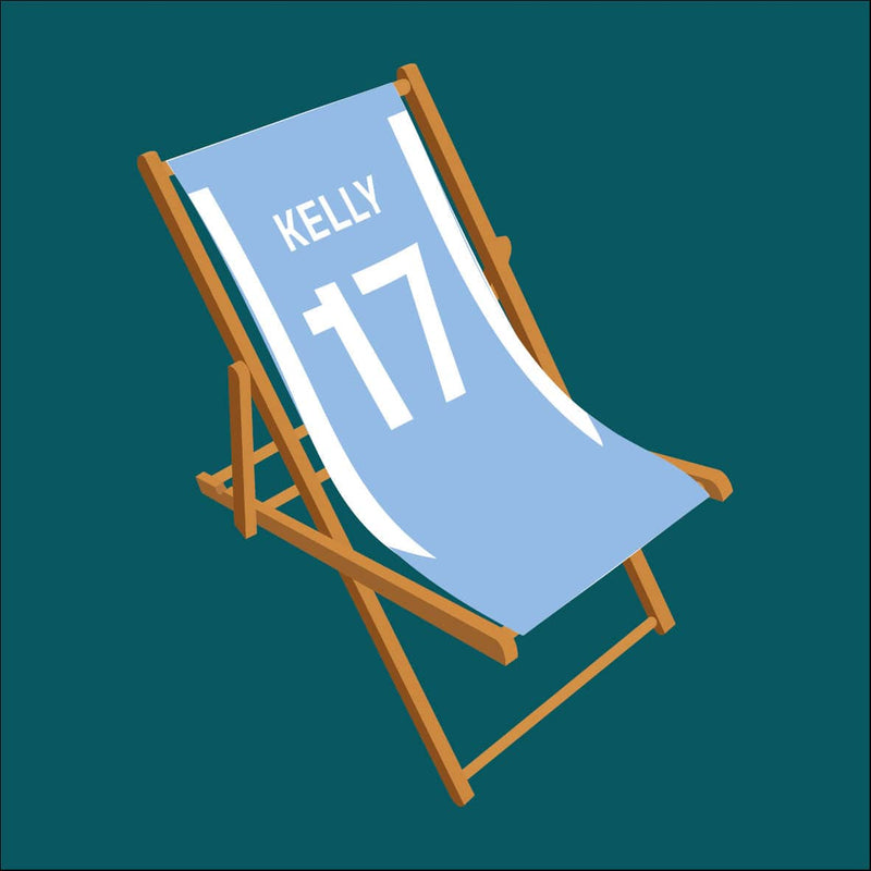 Personalised Manchester City Deckchair