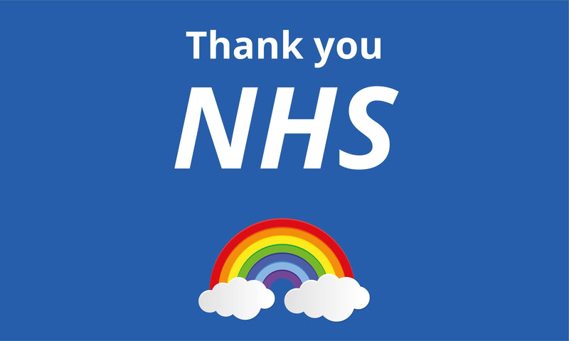 Thank you NHS Rainbow Charity Flag