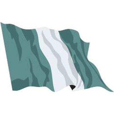 Nigeria 1.0yd (91x45cm) Sewn Flag
