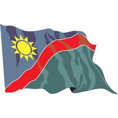 Namibia 3yd (274x137cm) Sewn Flag