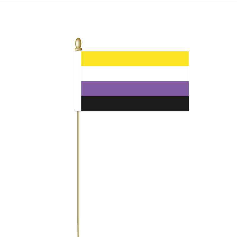 Non-Binary Pride Table Flag – Flags and Flagpoles