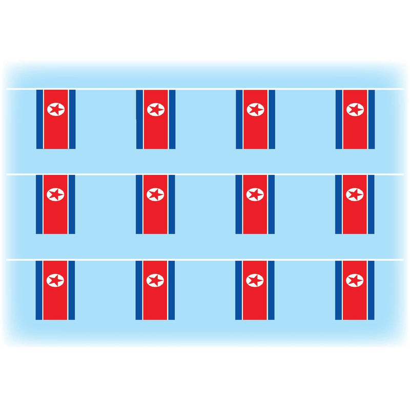 North korea Flag Bunting