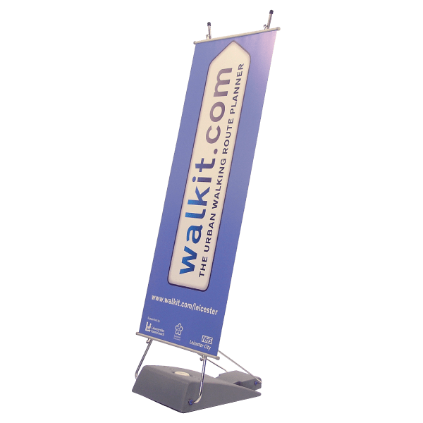 Outdoor Display with Water/Sand Fillable Base
