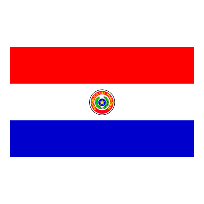 Paraguay 1.52m x 0.91m (5ftx 3ft) Budget Display Flag