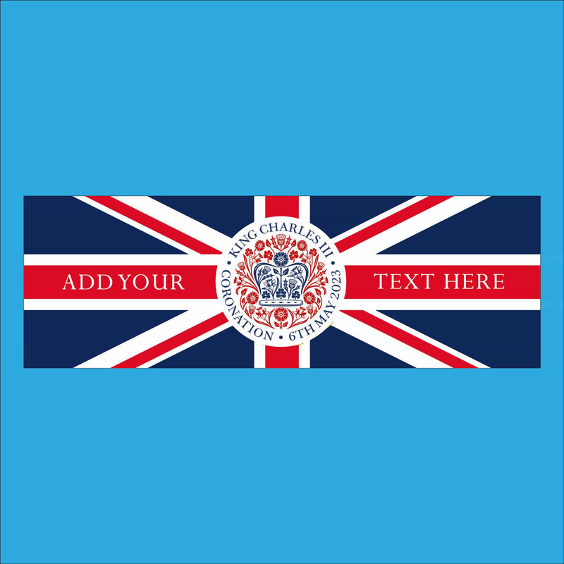 Personalised Coronation Banner - Union design