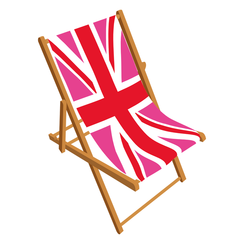 Pink Union Personalised Deckchair