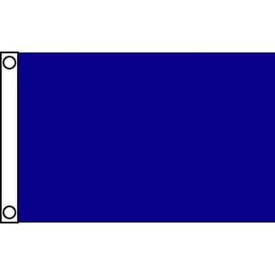 Plain Blue Flag - 5ft x 3ft