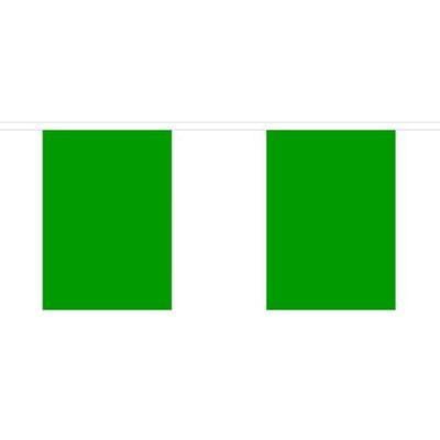Plain Green Fabric Bunting