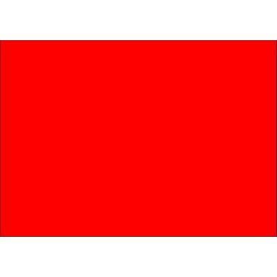 Plain Red Flag - 5ft x 3ft