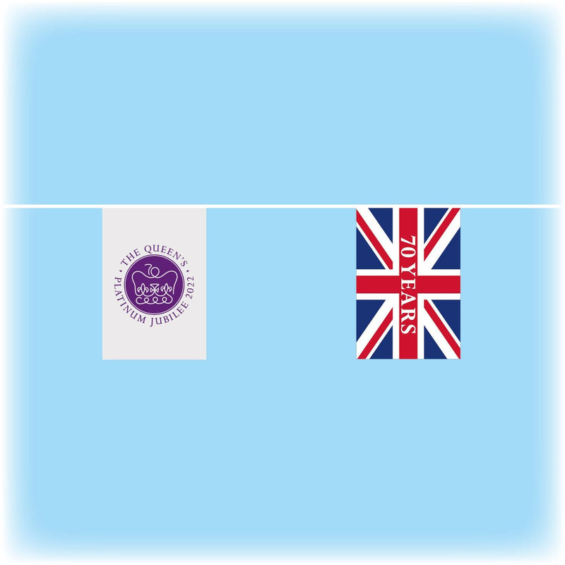 Queens Platinum Jubilee Bunting - Design 1