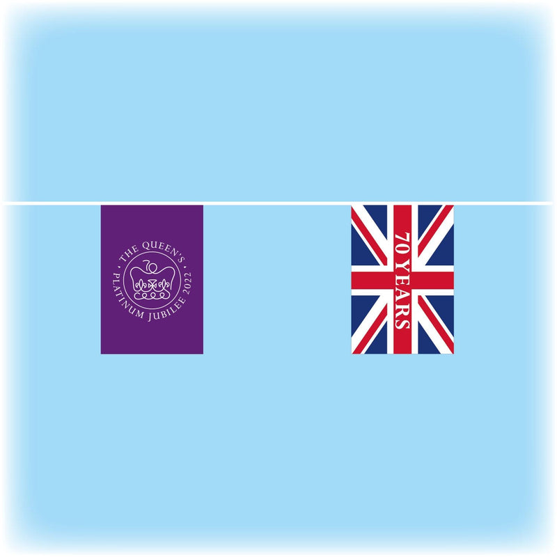 Queens Platinum Jubilee Bunting - Design 2