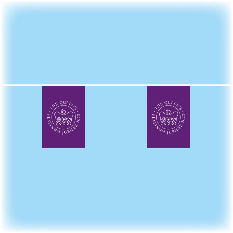 Queens Platinum Jubilee Bunting - Design 4