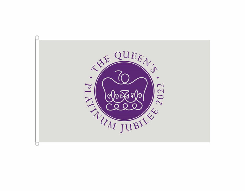 The Queen's Platinum Jubilee Flag - Platinum
