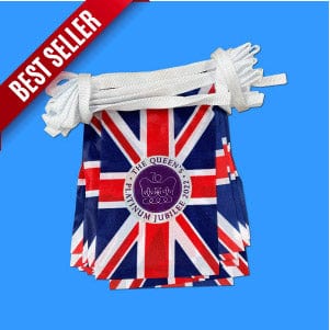 NOW IN STOCK! Fabric Queens Platinum Jubilee Bunting