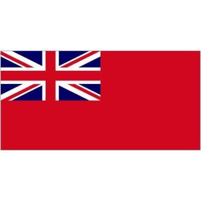 Red Ensign 1.52m x 0.91m (5ftx 3ft) Budget Display Flag