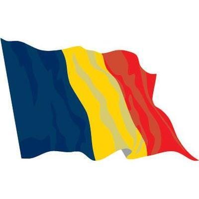 Romania Budget Display Flag. 91cm x 60cm (3ft x 2ft)