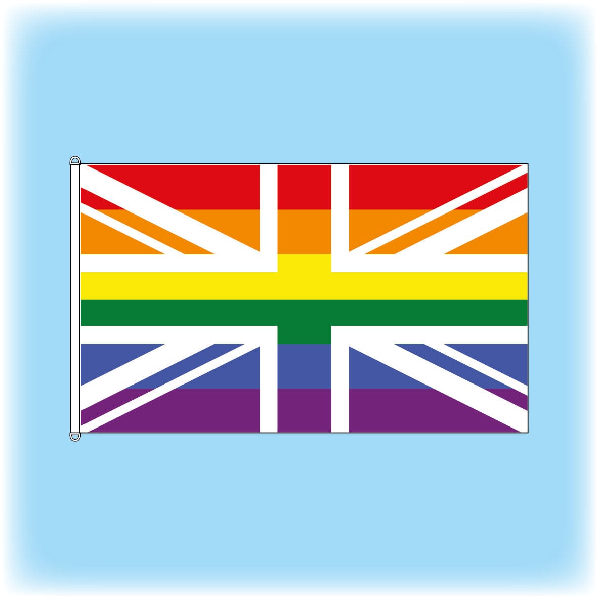 Union Jack Rainbow flag, Gay Union Jack flags