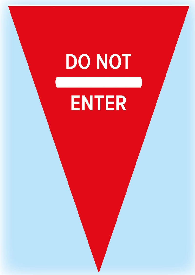 Red safety bunting 2