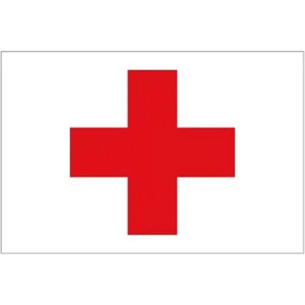 Red Cross Giant Flag - 8ft x 5ft