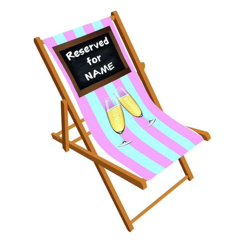 RESERVED design personalised Deckchair