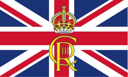 Kings Royal Cypher Coronation Flag