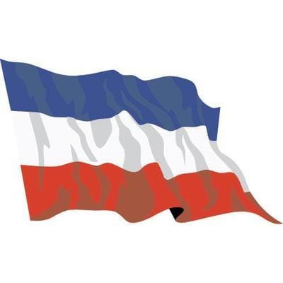 Serbia 1.52m x 0.91m (5ftx 3ft) Budget Display Flag