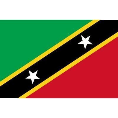 St. Kitts & Nevis/St. Christopher1.52m x 0.91m (5ftx 3ft) Budget Display Flag