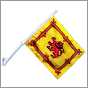 Scottish Lion Car Flag (Pack of 12)