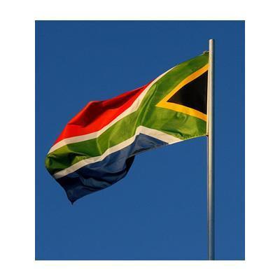 Printed South Africa Flag 2.5yrd (228cm x 114cm)