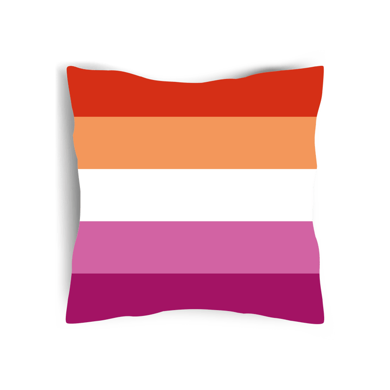 Sunset Lesbian (WLW) Pride Flag Cushion