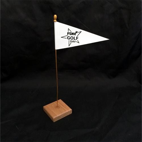 Custom printed triangle table flags