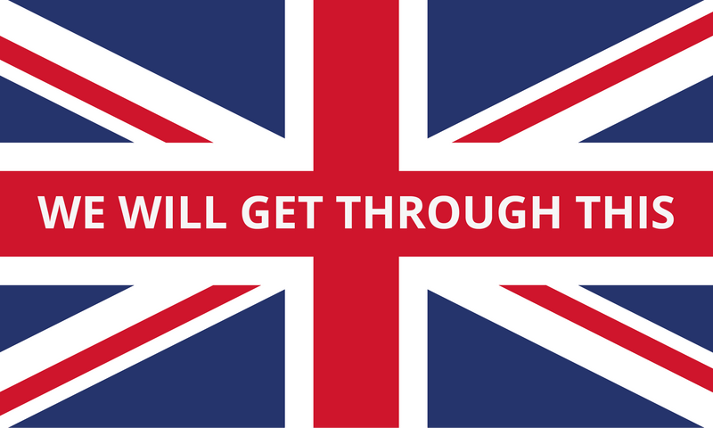 We will get through this Union flag
