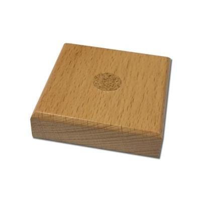 Wooden square base for Table flags