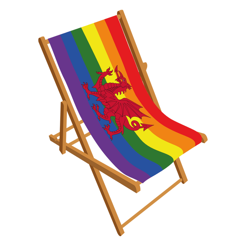 Welsh Dragon / Cymru Pride Deckchair