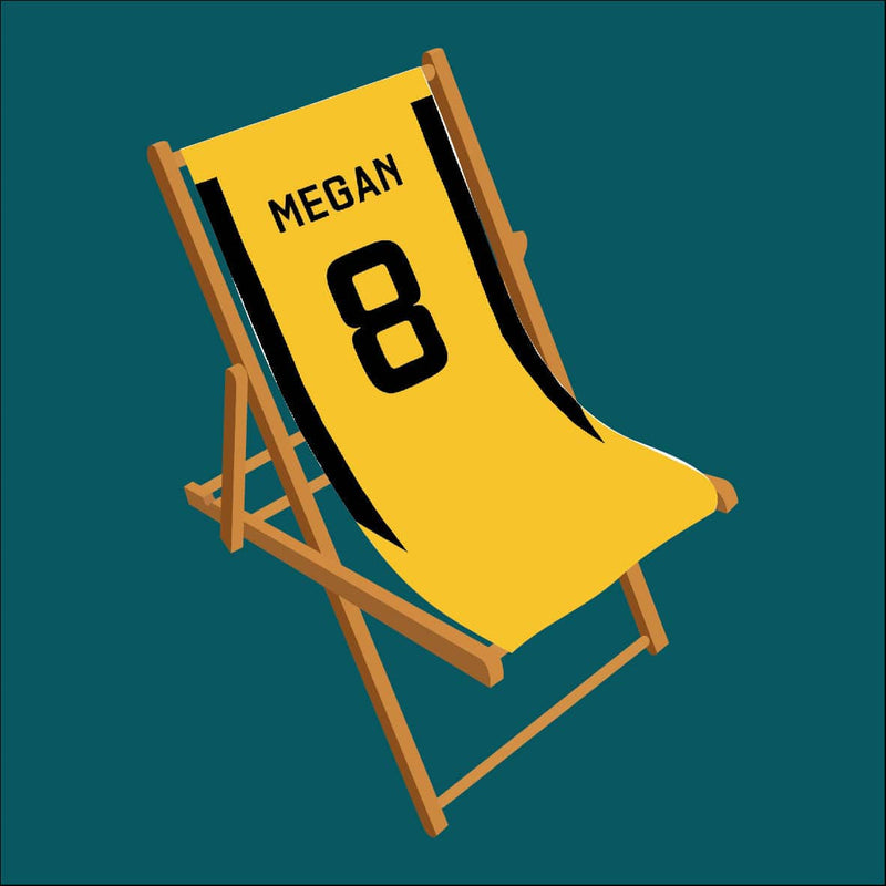 Personalised Wolves Deckchair