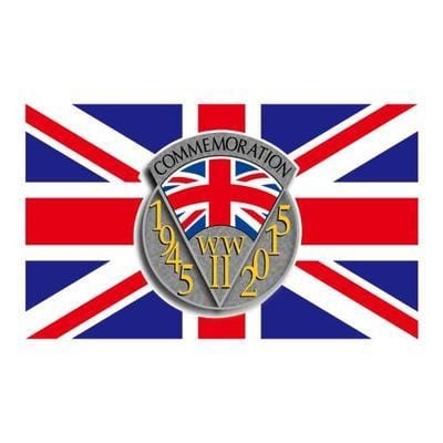 World War 2 commemorative - 1.52m x 0.91m (5ftx 3ft) Budget Display Flag