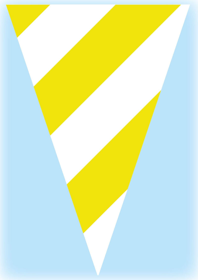 Yellow Safety Bunting