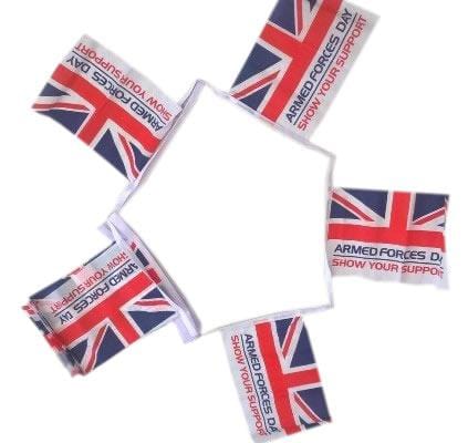 Armed Forces Day Fabric Bunting