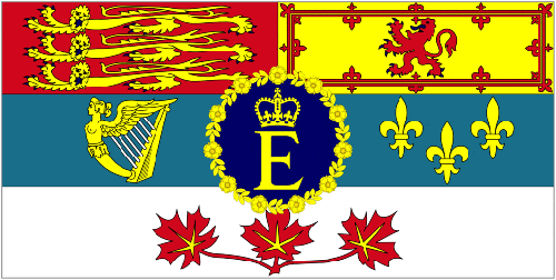 Canada Royal Standard 1.52m x 0.91m (5ftx 3ft) Budget Display Flag