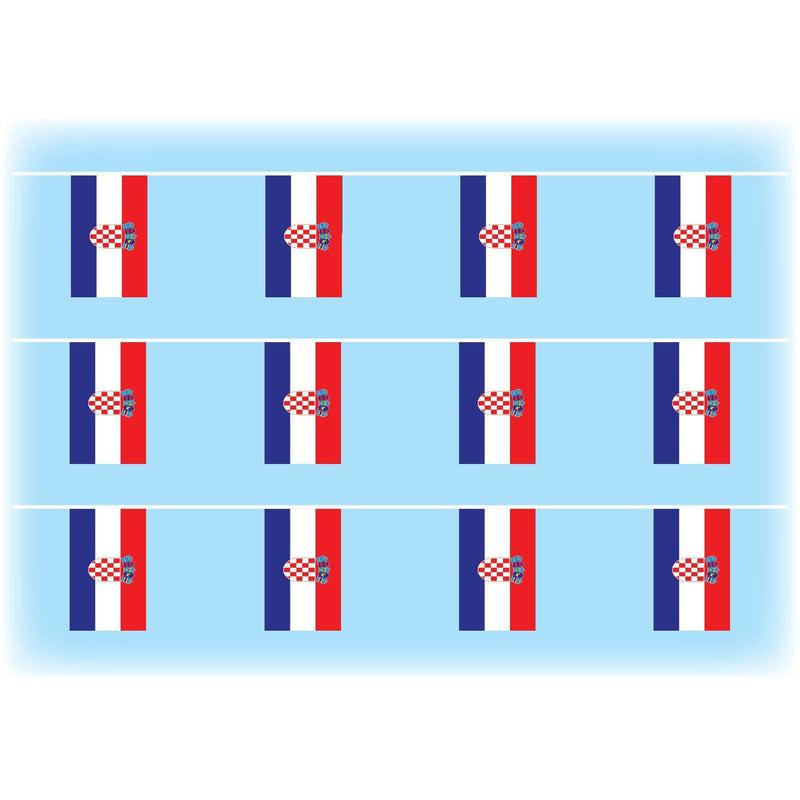 Croatia flag bunting