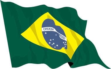 Brazil Budget Display Flag 91cm x 60cm (3ft x 2ft)