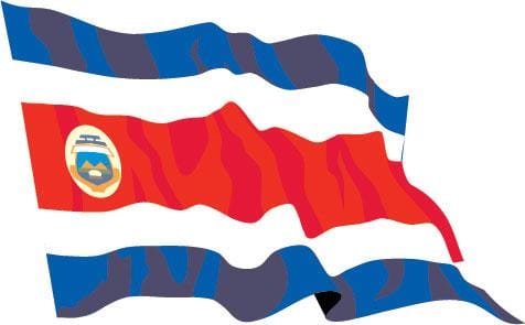 Costa Rica Flag