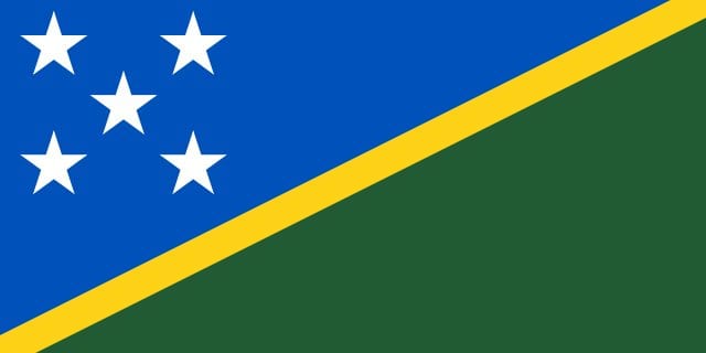 Solomon Islands 1.52m x 0.91m (5ftx 3ft) Budget Display Flag