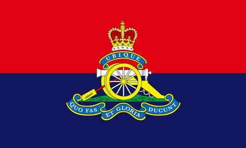 Royal Artillery Regiment 1.52m x 0.91m (5ftx 3ft) Budget Display Flag