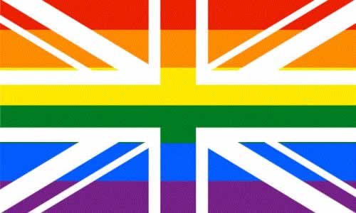 Rainbow Union Jack Flag (LGBTQ+ Pride)